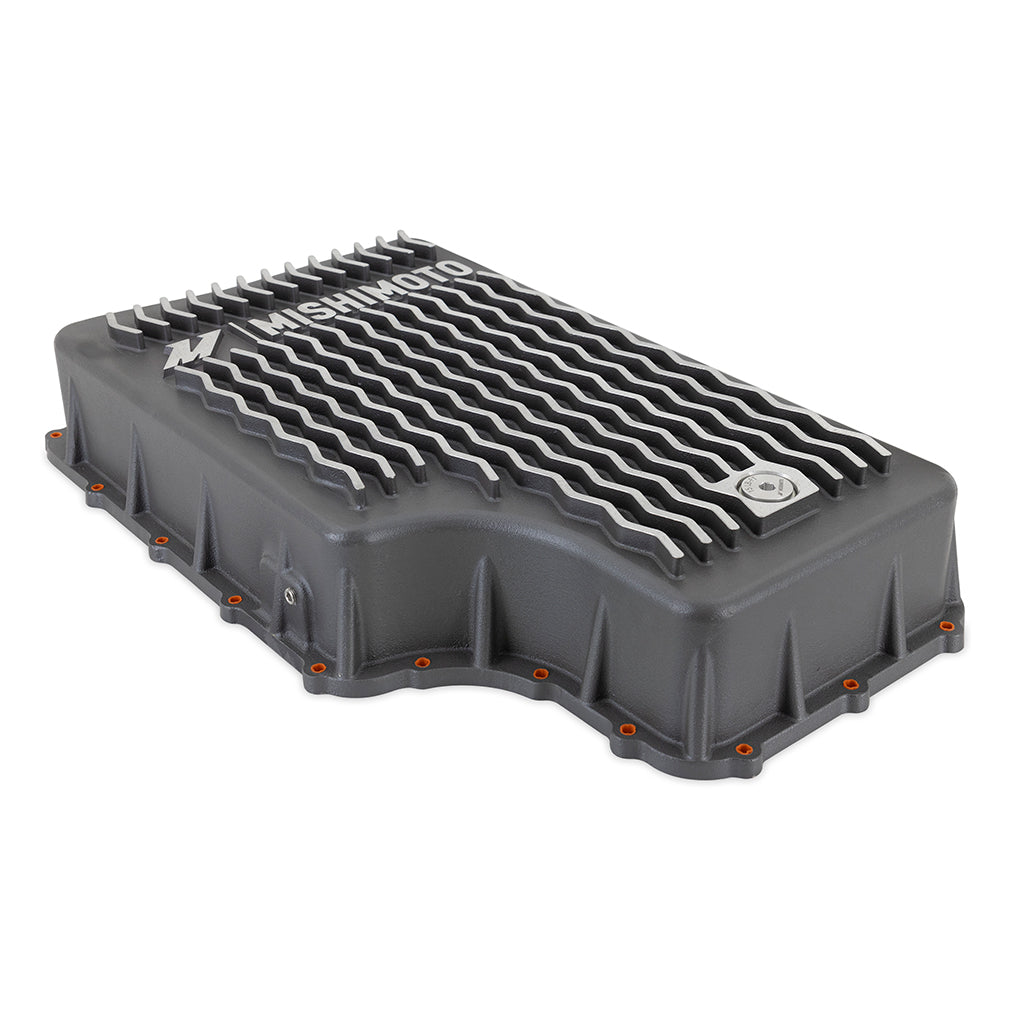 Mishimoto MMTP-F2D-11 Aluminum Transmission Pan fits Ford 6.7L Powerstroke 2011-2019  MMTP-F2D-11