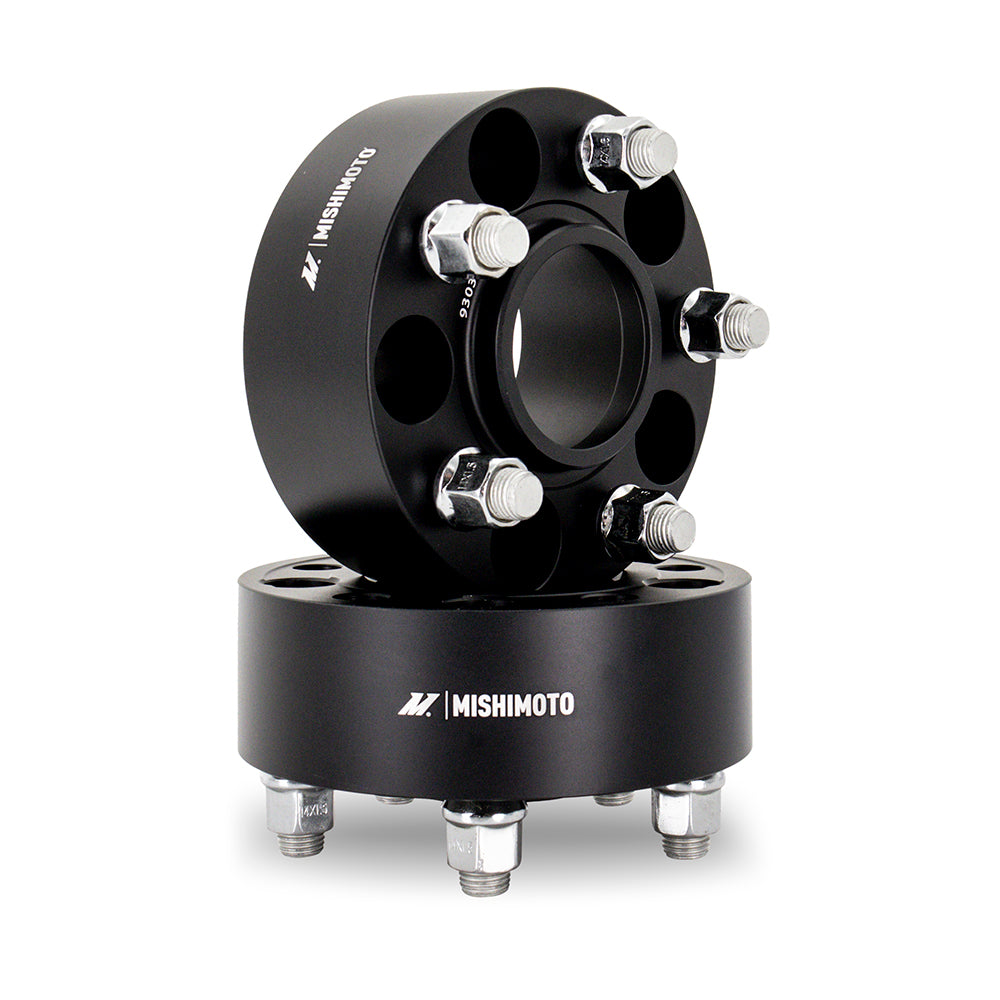 Mishimoto MMWS-004-500BK Wheel Spacers 5x114.3 67.1 Center Bore M12x1.5 50mm Thick Black  MMWS-004-500BK