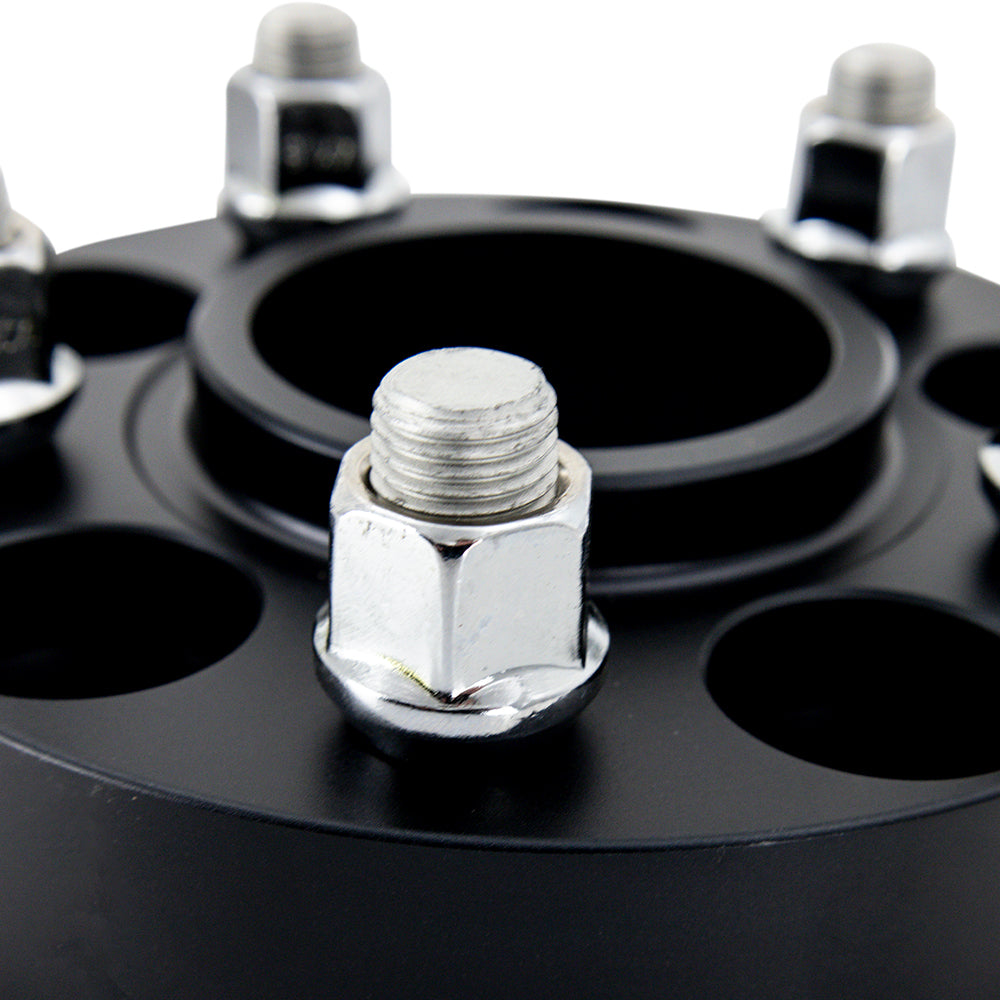 Mishimoto MMWS-001-450BK Wheel Spacers 5X114.3 70.5mm Center Bore M14 X 1.5 1.75-in Thick Black  MMWS-001-450BK