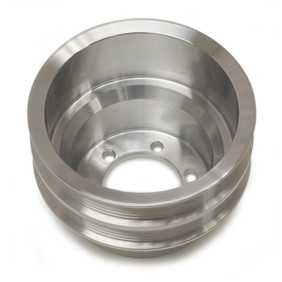 MARCH PERFORMANCE,10306,Crank Pulley Dual Serp Polished Mopar SB/BB