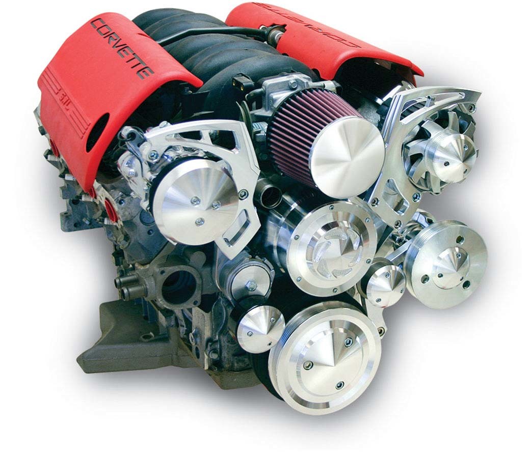 MARCH PERFORMANCE,20065,Serpentine Kit LS2 & LS7 LS1 Corvette