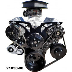 MARCH PERFORMANCE,21850-08,SBC Style Track Pulley System Black