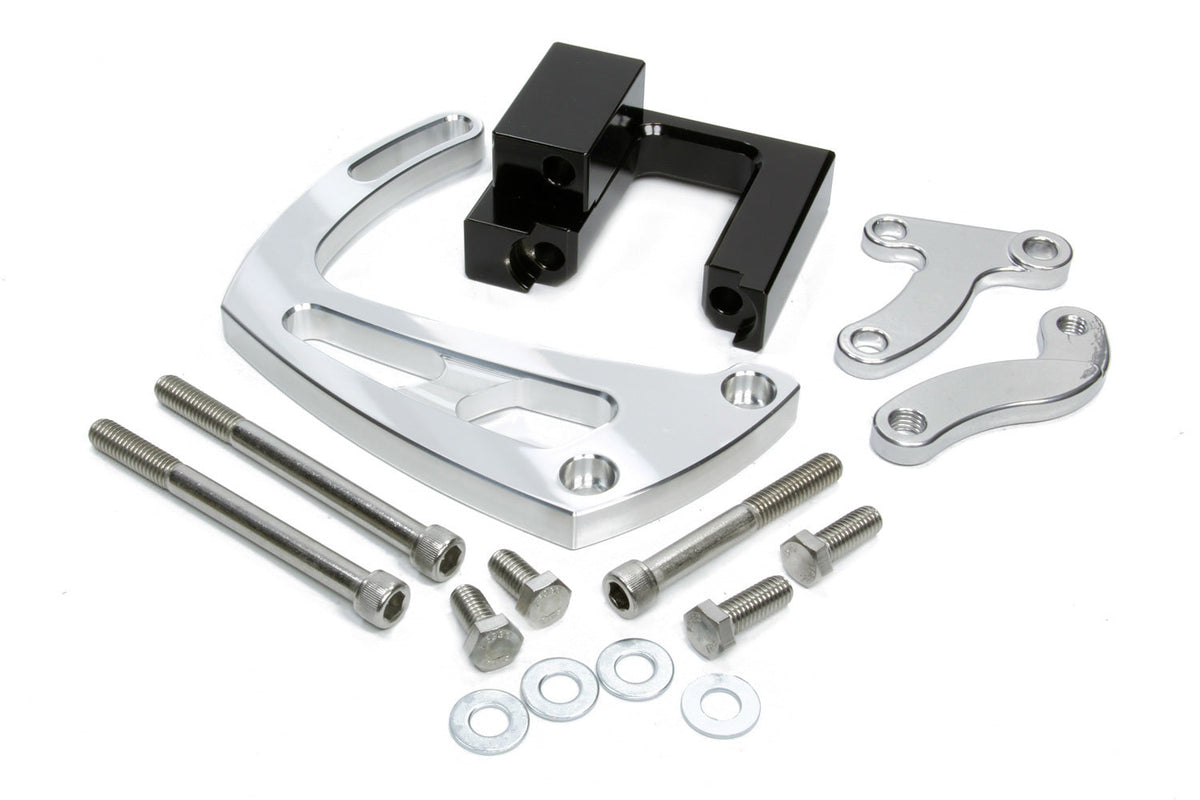 MARCH PERFORMANCE,23004,Chevy BB Power Steering Braket clear powder coat