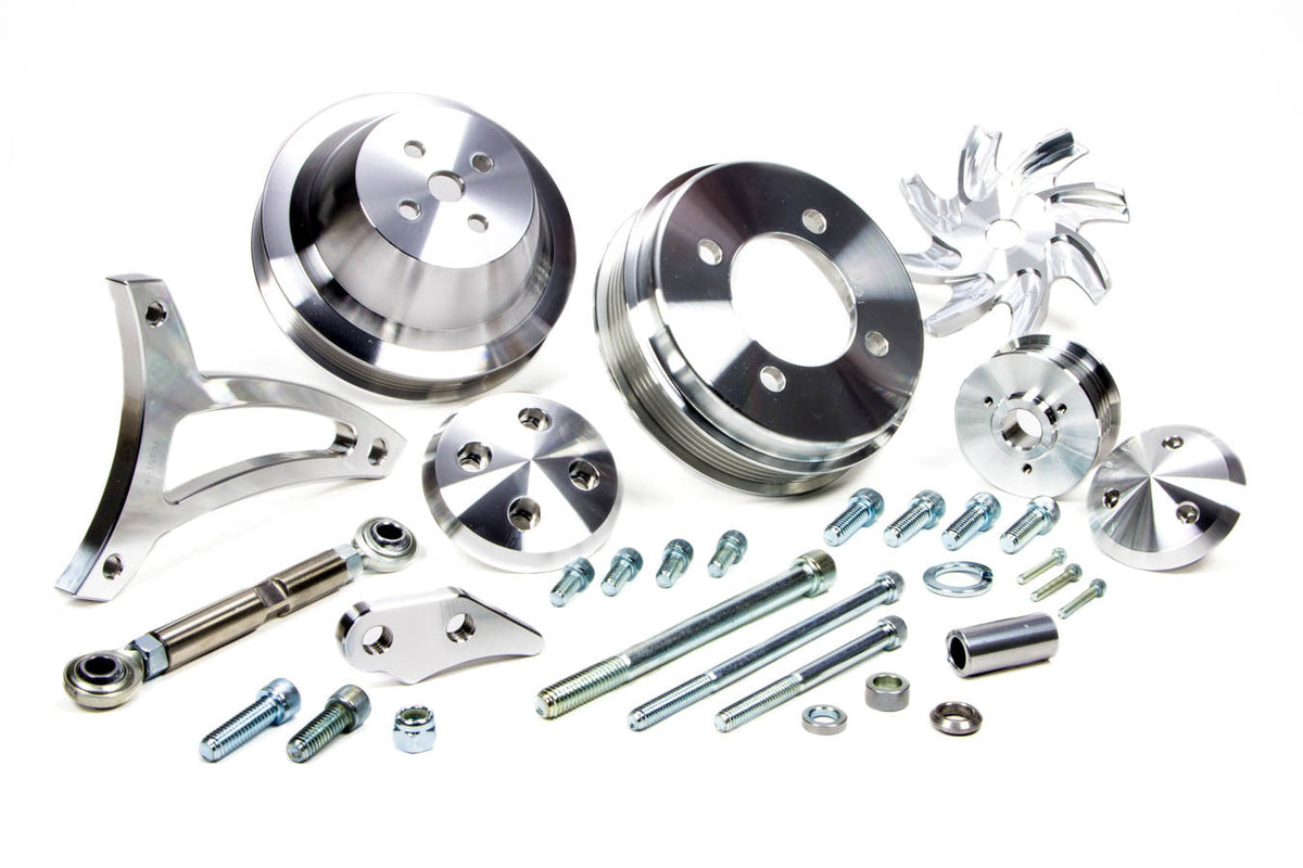 MARCH PERFORMANCE,30180,69.5 302/351W 4 Bolt Serpentine Kit