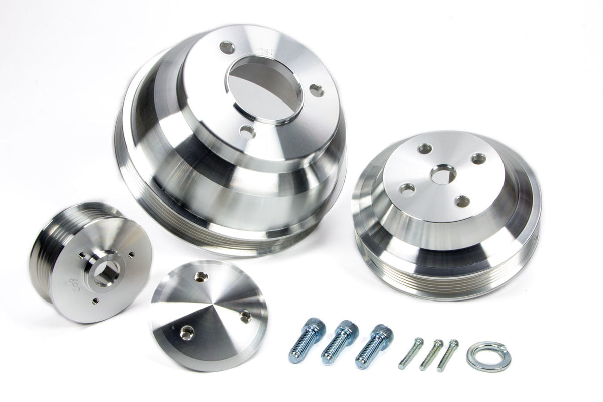 MARCH PERFORMANCE,7310,BBC Long w/p Serpentine Conversion Pulley Kit