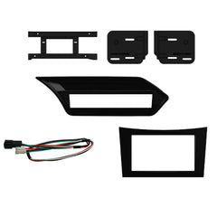 Scosche MZ2356DDB Custom Fit ISO Double DIN Dash Kit