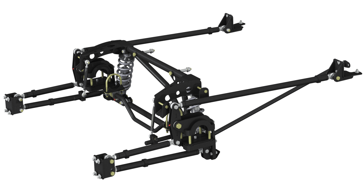 QA1 R201-220 Suspension System, 6-Link, Dbl Adjust 67-79 Mopar A-Body, 220 Lb/In