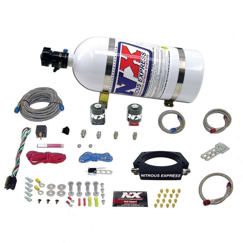 NITROUS EXPRESS EFI Plate Nitrous Kit - GM LS 4-Bolt Plate 90mm 20934-10