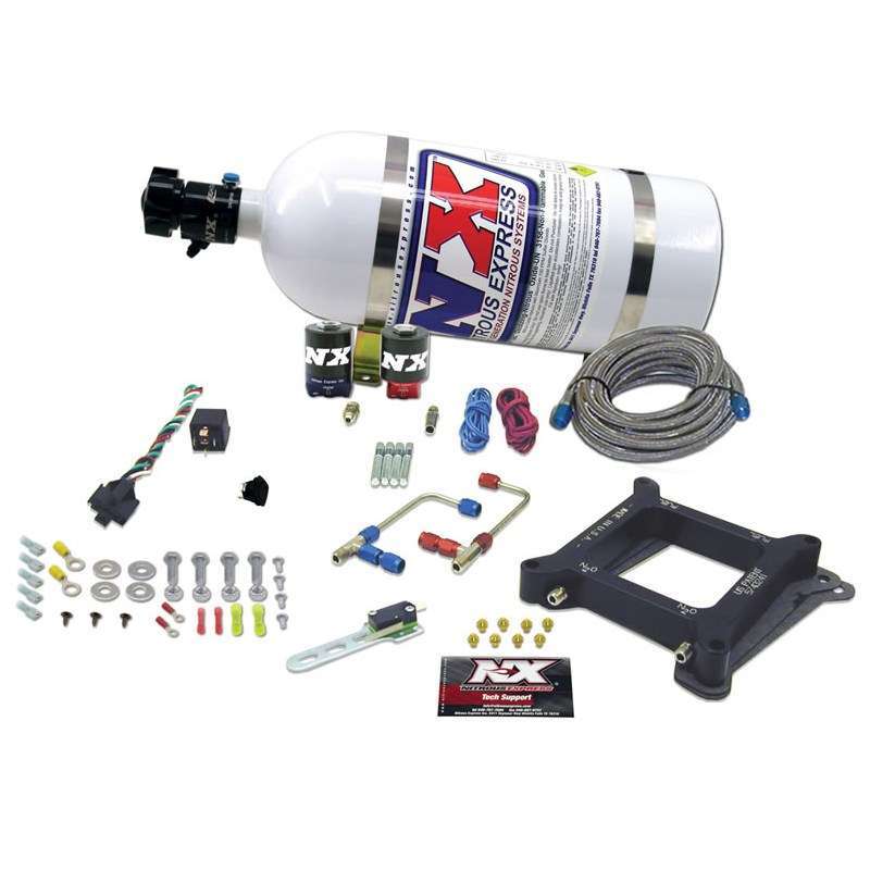 NITROUS EXPRESS Gemini Stage-6 Nitrous Kit w/10lb Bottle - 4150 60040-10