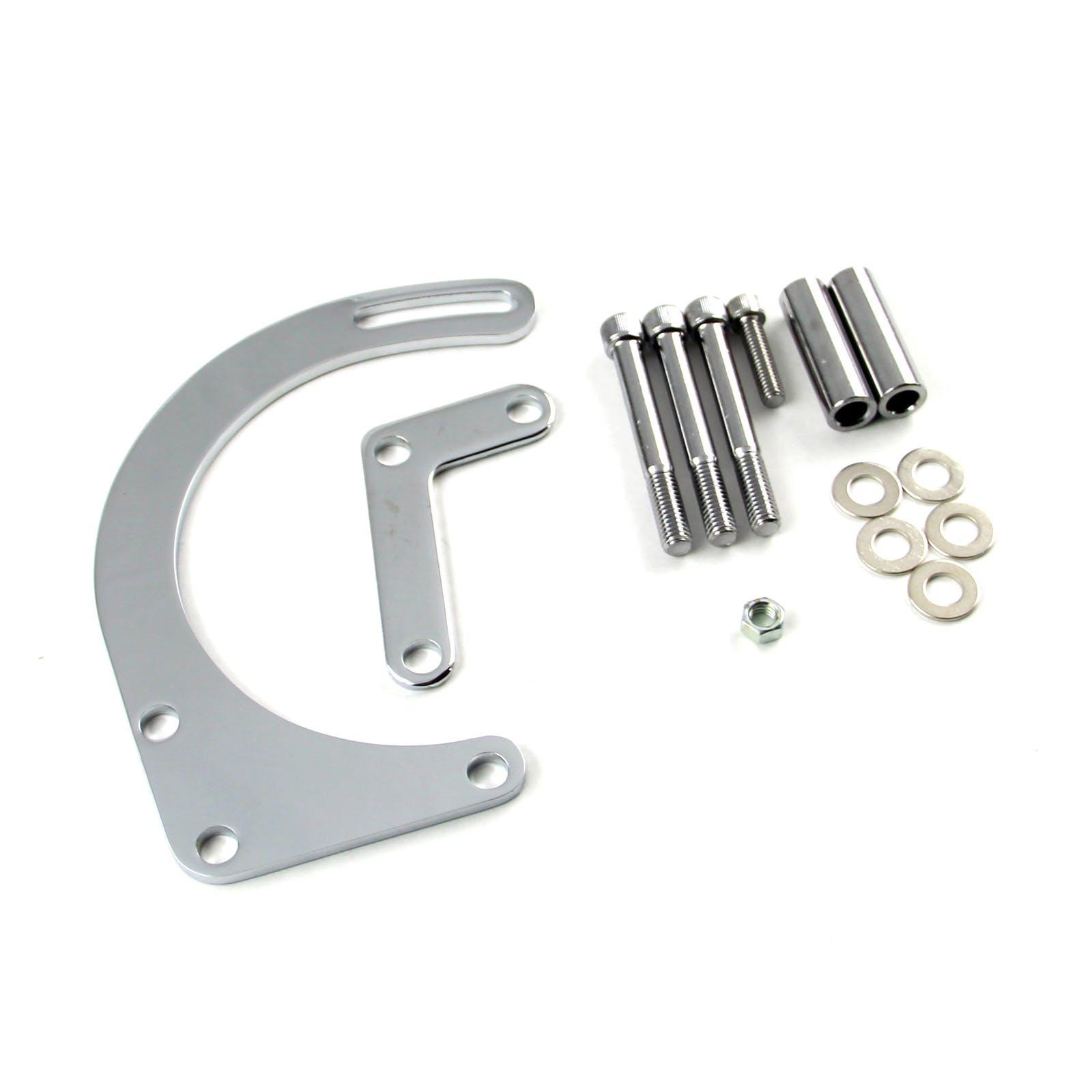 Speedmaster PCE232.1005 Swp Low Mount LH Side Alternator Bracket Kit Chrome