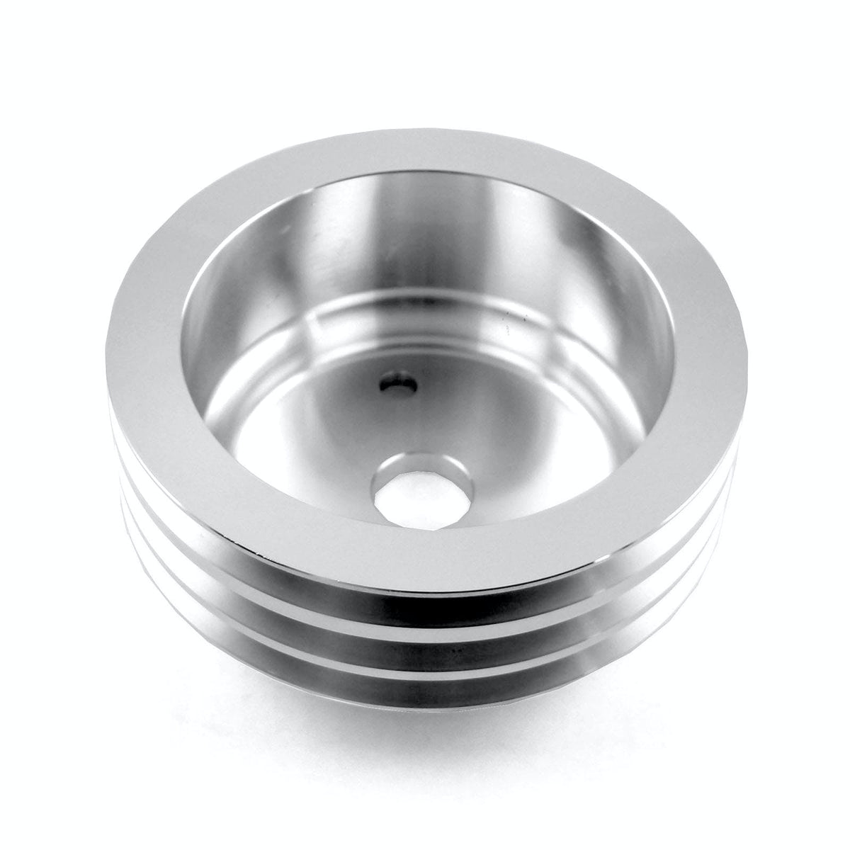 Speedmaster PCE239.1006 Billet Aluminum Short Water Pump Swp 3 Groove Crank Pulley