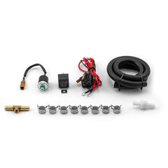 Speedmaster PCE490.1005.02 Universal Power Brake Booster 12V Electric Vacuum Pump Kit - Black