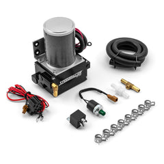 Speedmaster PCE490.1005.02 Universal Power Brake Booster 12V Electric Vacuum Pump Kit - Black