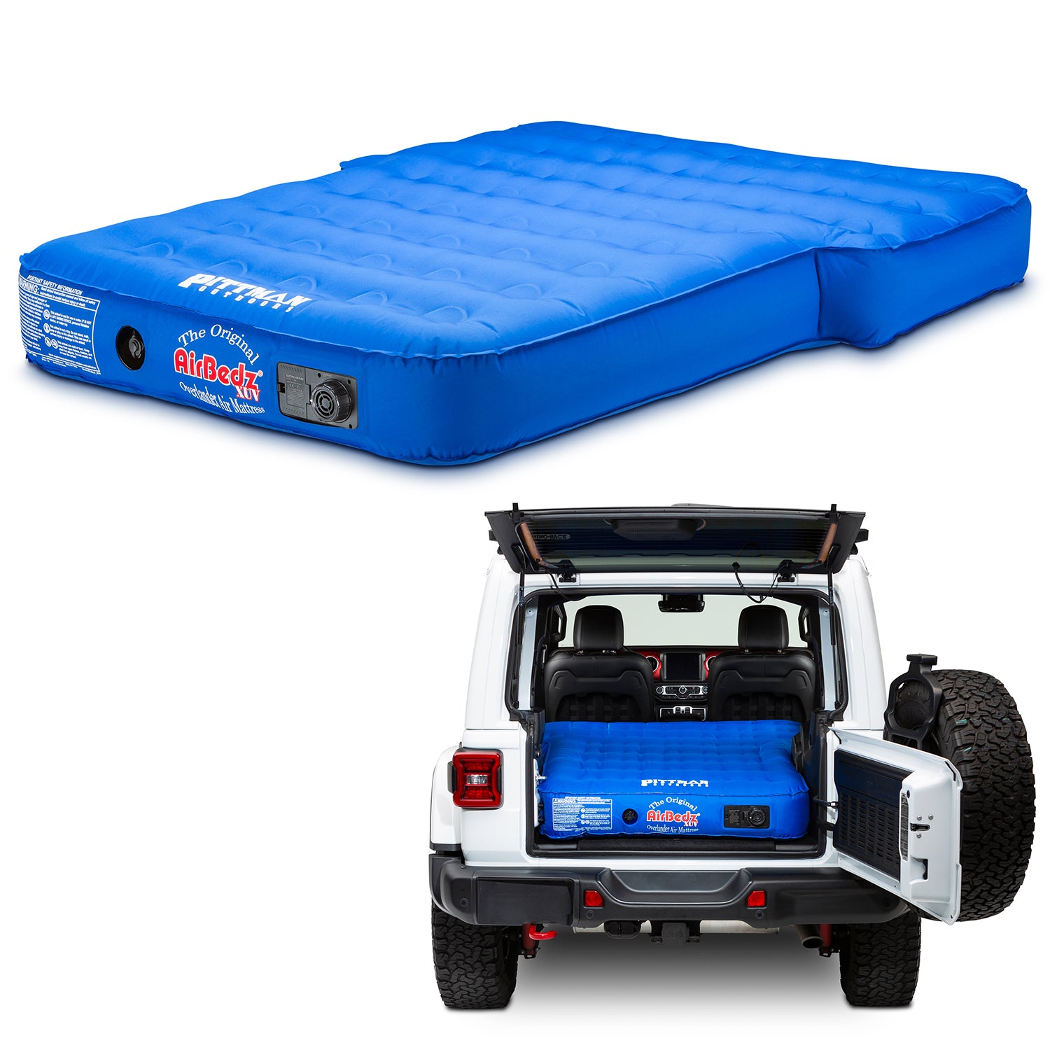 Pittman Outdoors PPI-BLU_XUV AirBedz XUV JEEP, SUV and Crossover Vehicle Rear Seats Down Air Mattress