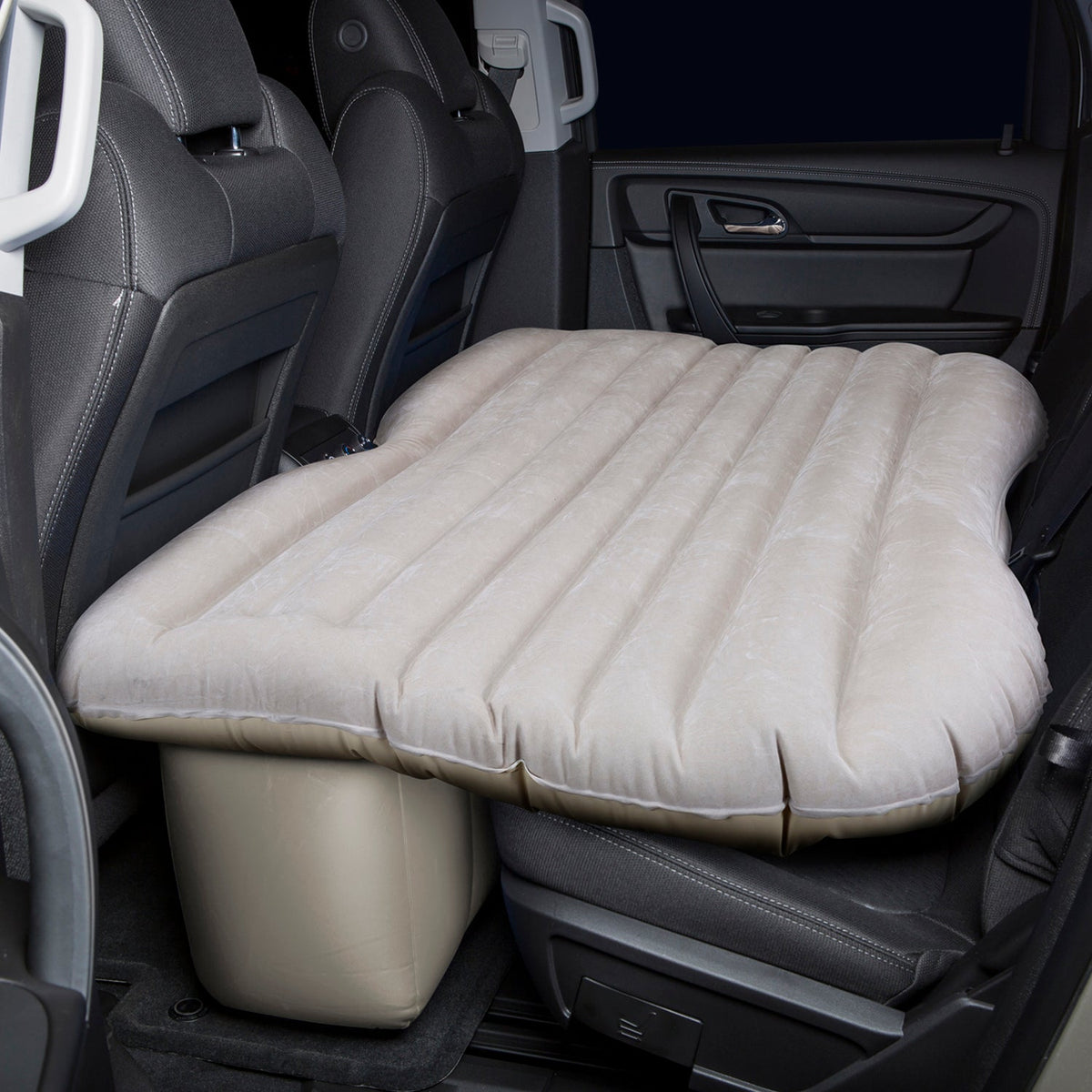 Pittman Outdoors PPI-TAN_PV_CARMAT Inflatable Rear Seat Air Mattress Mid-Size. Fits Jeeps, Car, SUV ft. s &amp; Trucks