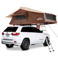 Pittman Outdoors PPI-TNT_MAX1.9CBO_KO TNT_1.9MAX Series Tent, Coffee Brown_Orange Trim