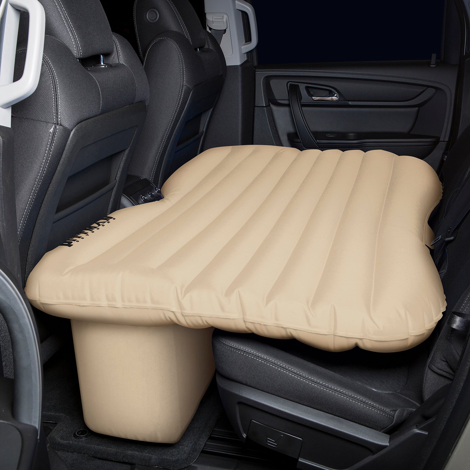Pittman Outdoors PPI-TAN_TRKMAT Inflatable Rear Seat Air Mattress Full-Size. Fits SUV ft. s &amp; Full-size Trucks