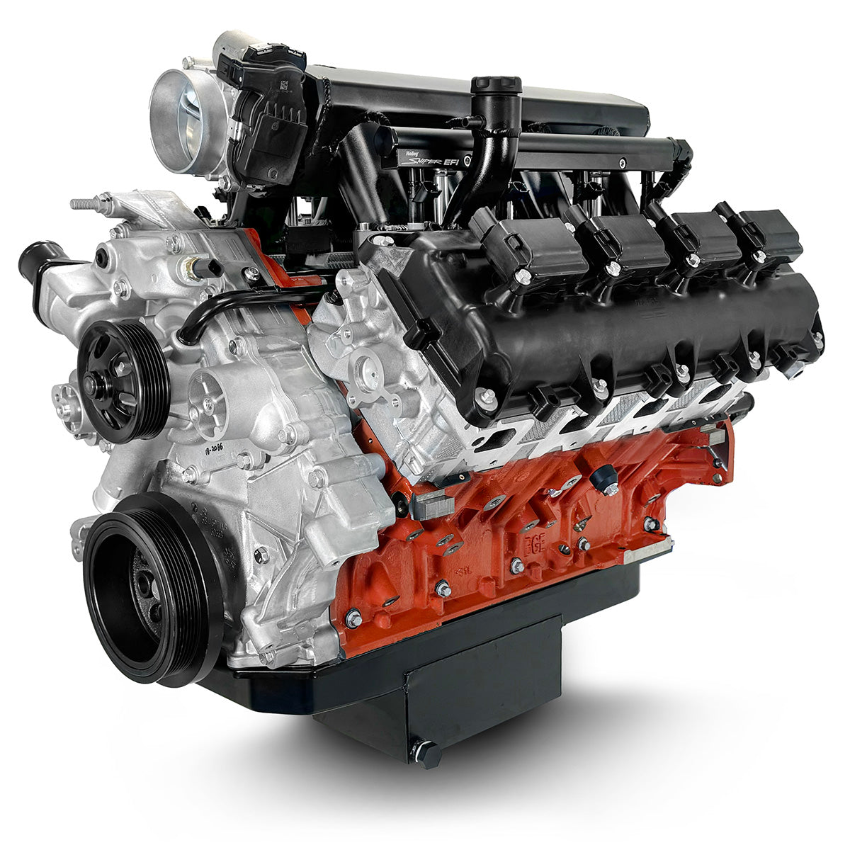 BluePrint Engines 426 ci Mopar Hemi style proseries engine - Dressed longblock w/ EFI  PS426CTF