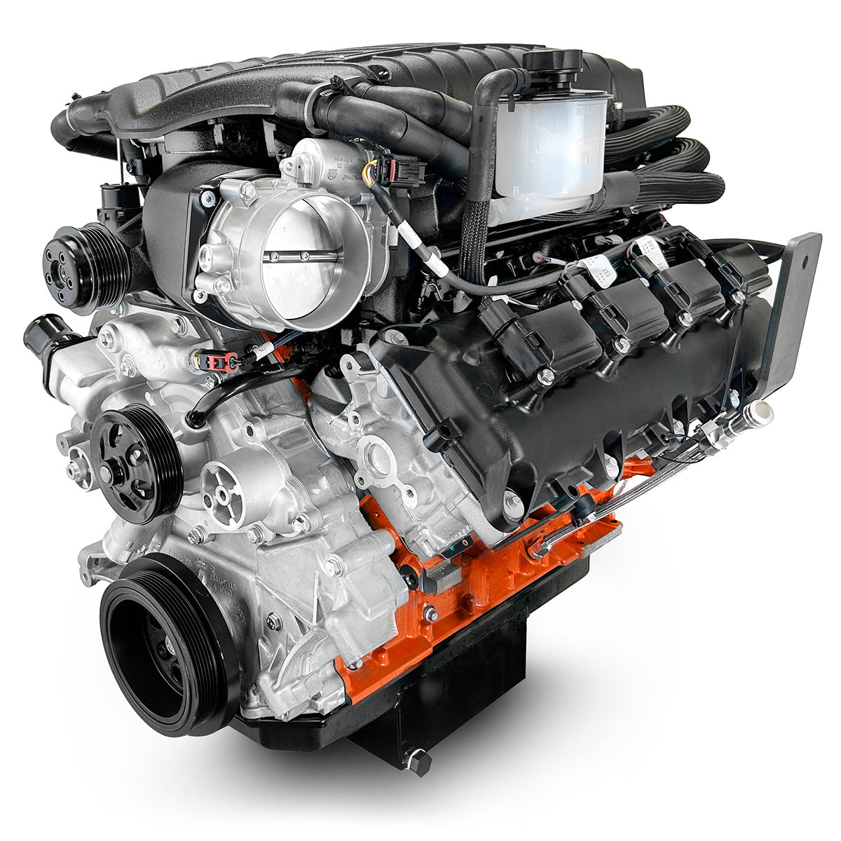 BluePrint Engines 426 ci Mopar Hemi style proseries engine - Dressed Supercharged longblock w/ EFI  PS426SCT