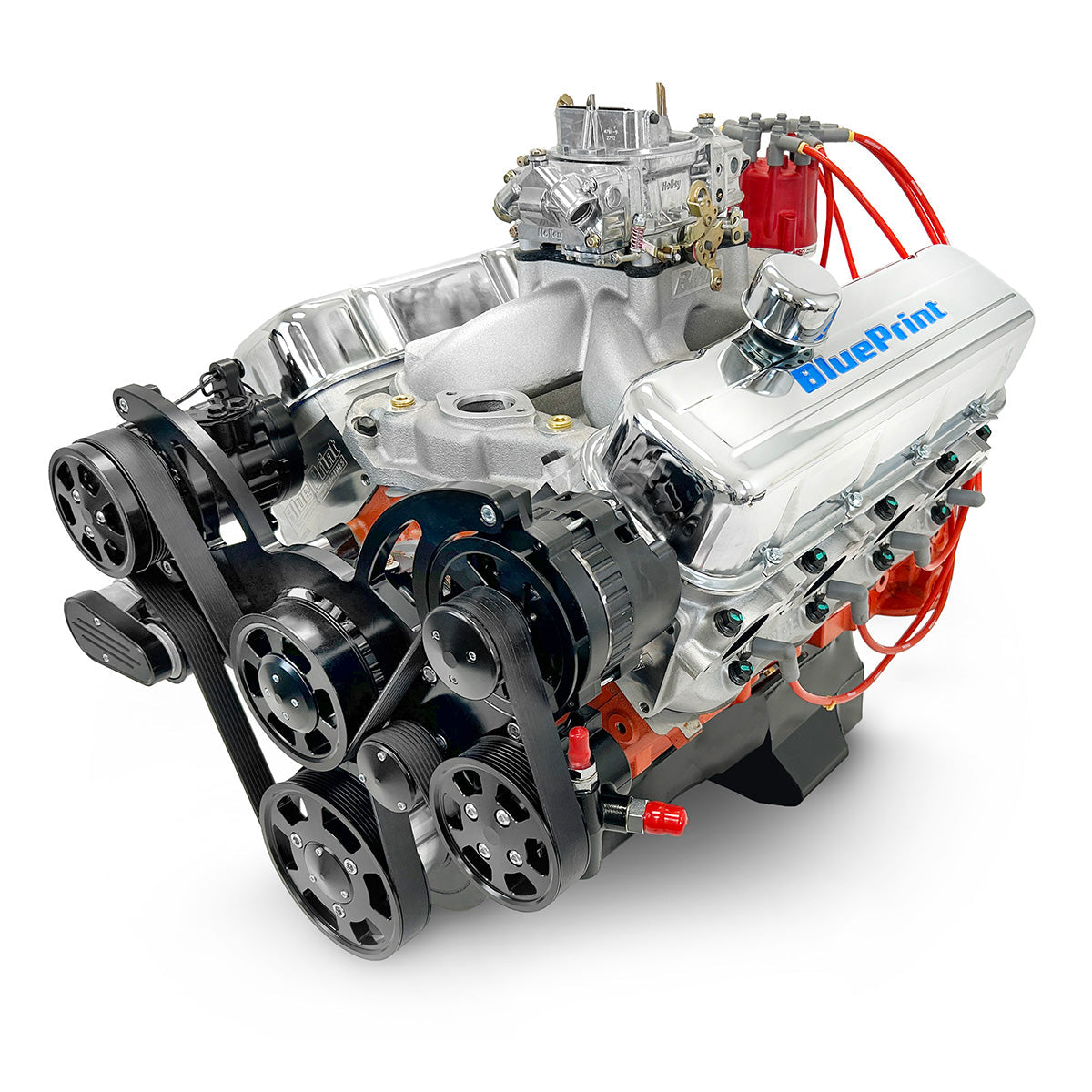 BluePrint Engines 502 ci Big Block GM style proseries engine - Dressed longblock w/ carb  PS502CTCKB
