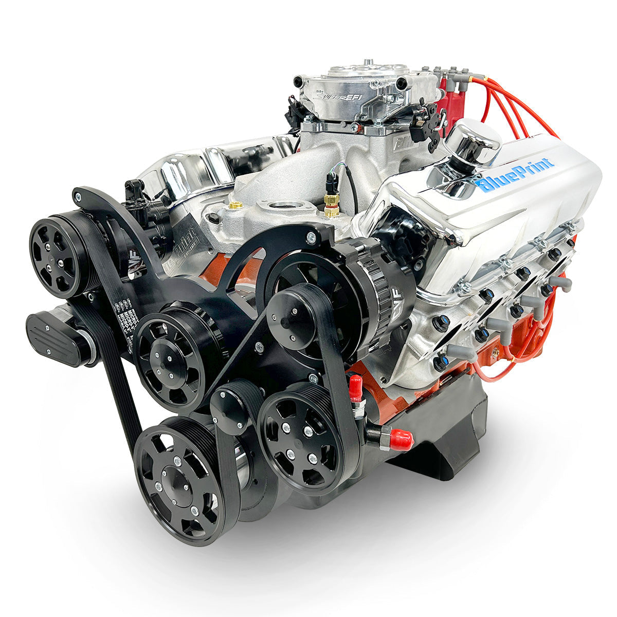 BluePrint Engines 502 ci Big Block GM style proseries engine - Dressed longblock w/ EFI  PS502CTFKB