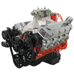 BluePrint Engines 540 ci Big Block GM style proseries engine - Dressed longblock w/ carb and Blakc Pulley Kit  PS5401CTCKB