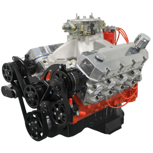 BluePrint Engines 632 ci Big Block GM style proseries engine - Dressed longblock w/ carb and Black pulley kit  PS6320CTCKB
