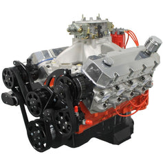 BluePrint Engines 632 ci Big Block GM style proseries engine - Dressed longblock w/ carb and Black pulley kit  PS6320CTCKB