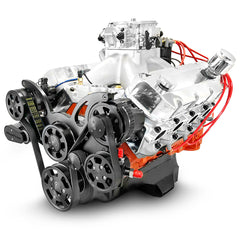 BluePrint Engines 632 ci Big Block GM style proseries engine - Dressed longblock w/ carb and Black pulley kit  PS6320CTFKB