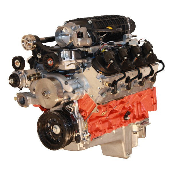 BluePrint Engines 427 ci GM LS style proseries engine - dressed longblock with supercharger  PSLS4272SCT
