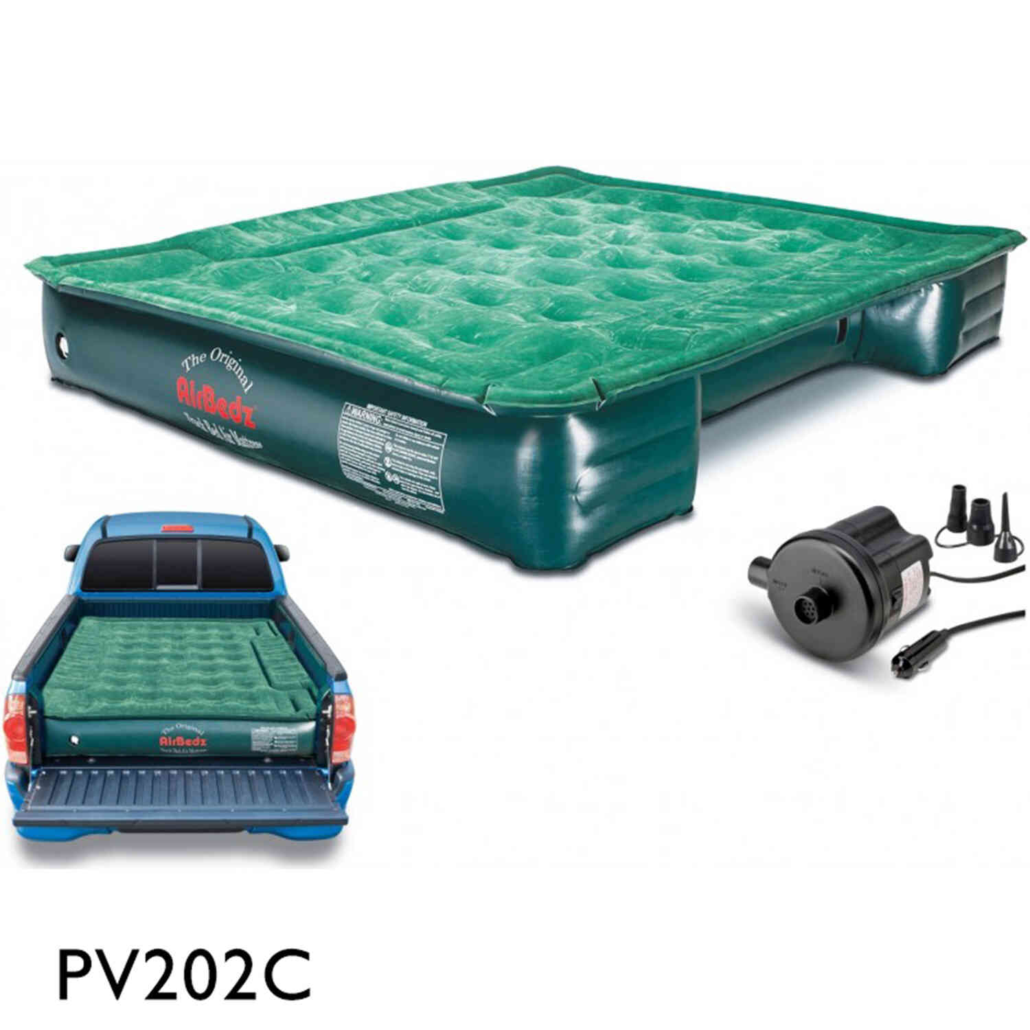 Pittman Outdoors PPI-PV202C AirBedz Lite Full Size 6.0 ft. - 6.5 ft.  Short Bed with Portable DC Air Pump