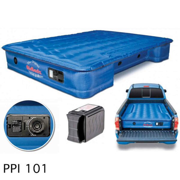 Pittman Outdoors PPI-101 AirBedz Full Size 8 ft. Long Bed with Built-in Rechargeable Battery Air Pump