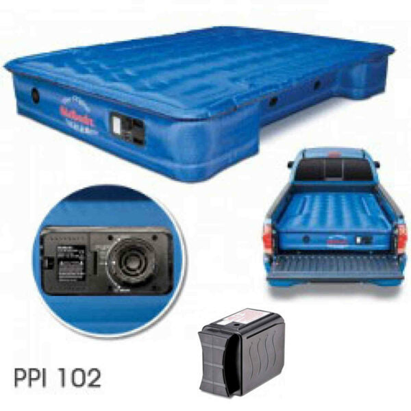 Pittman Outdoors PPI-102 AirBedz Full Size 6 ft. - 6.5 ft. Short Bed with Built-in Rechargeable Battery AirPump