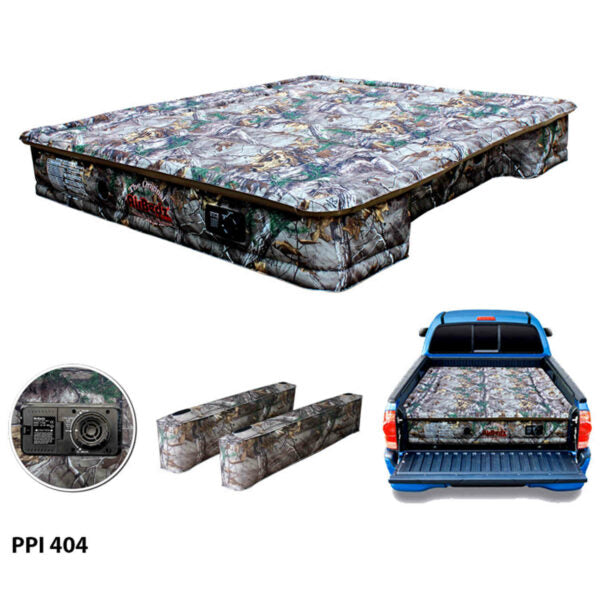 Pittman Outdoors PPI-404 AirBedz CAMO Full Size 5.5 ft. - 5.8 ft. Short Bed w/ Built-in Recharge Battery AirPump