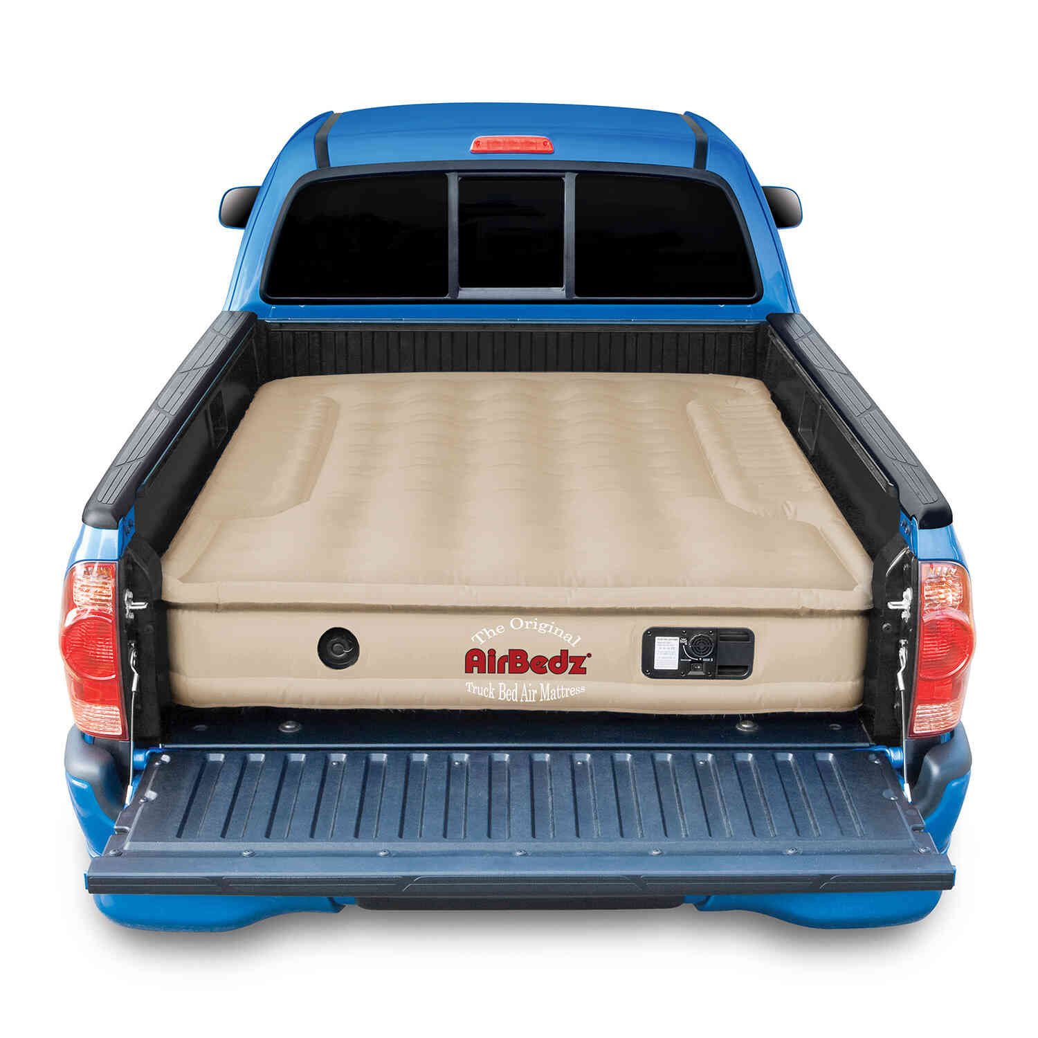 Pittman Outdoors PPI-502 AirBedz TAN Full Size 6 ft. -6.5 ft.  Short Bed w/ Built-in Rechargeable Battery AirPump