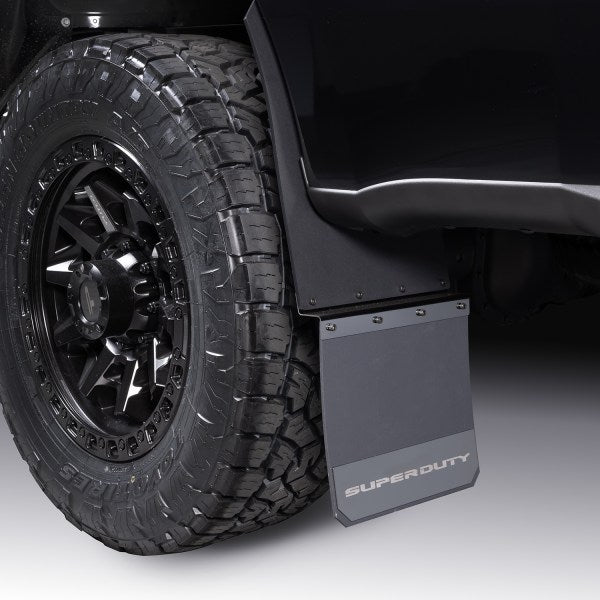 Putco 78251FD Mud Skins? Hex Ford Licensed Ford Super Duty - (Rear | Gas engine) - Set of 2 (Does not fit rear for Dually models).