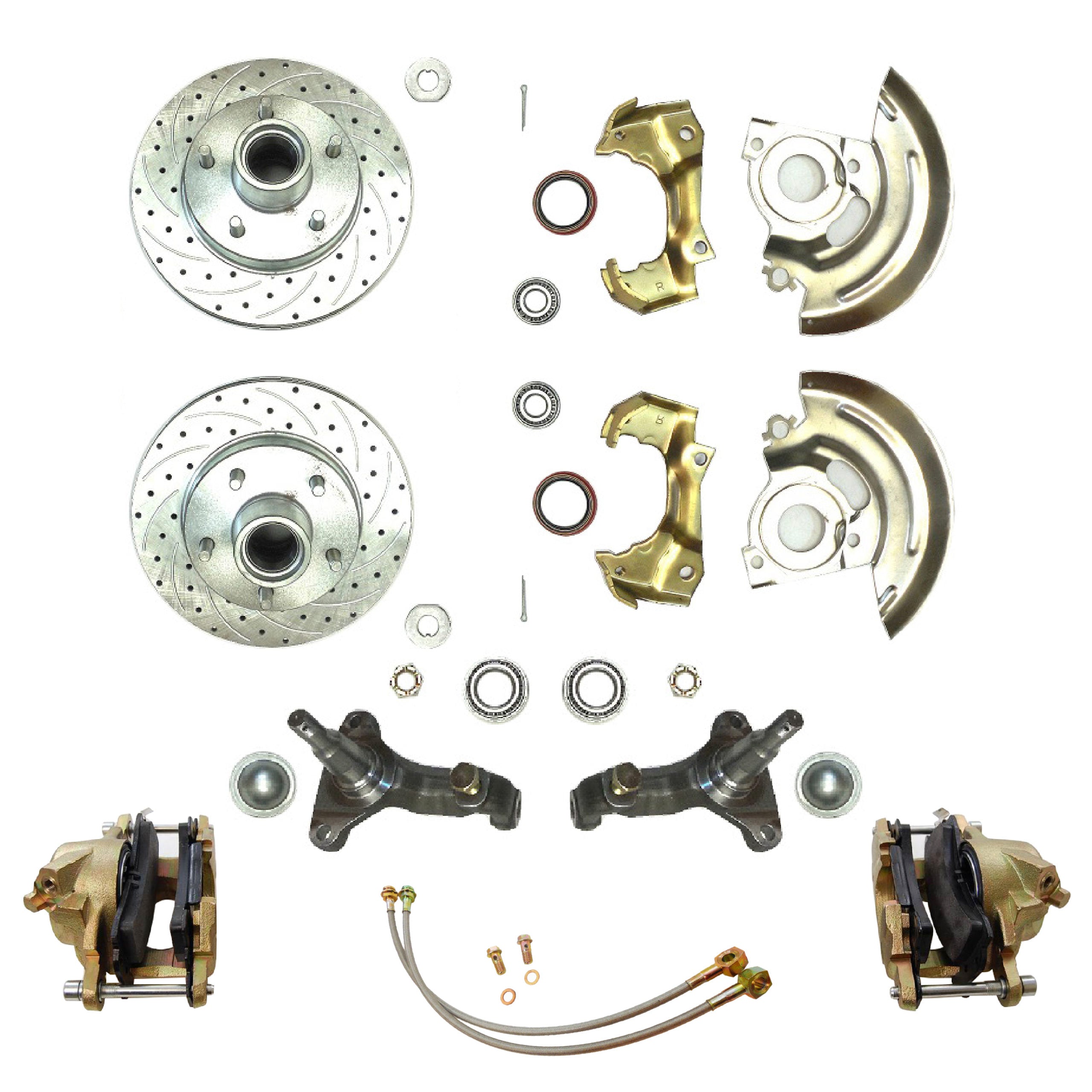 Racing Power Company R1702-2 64-72 gm afx body standard disc brake (a)