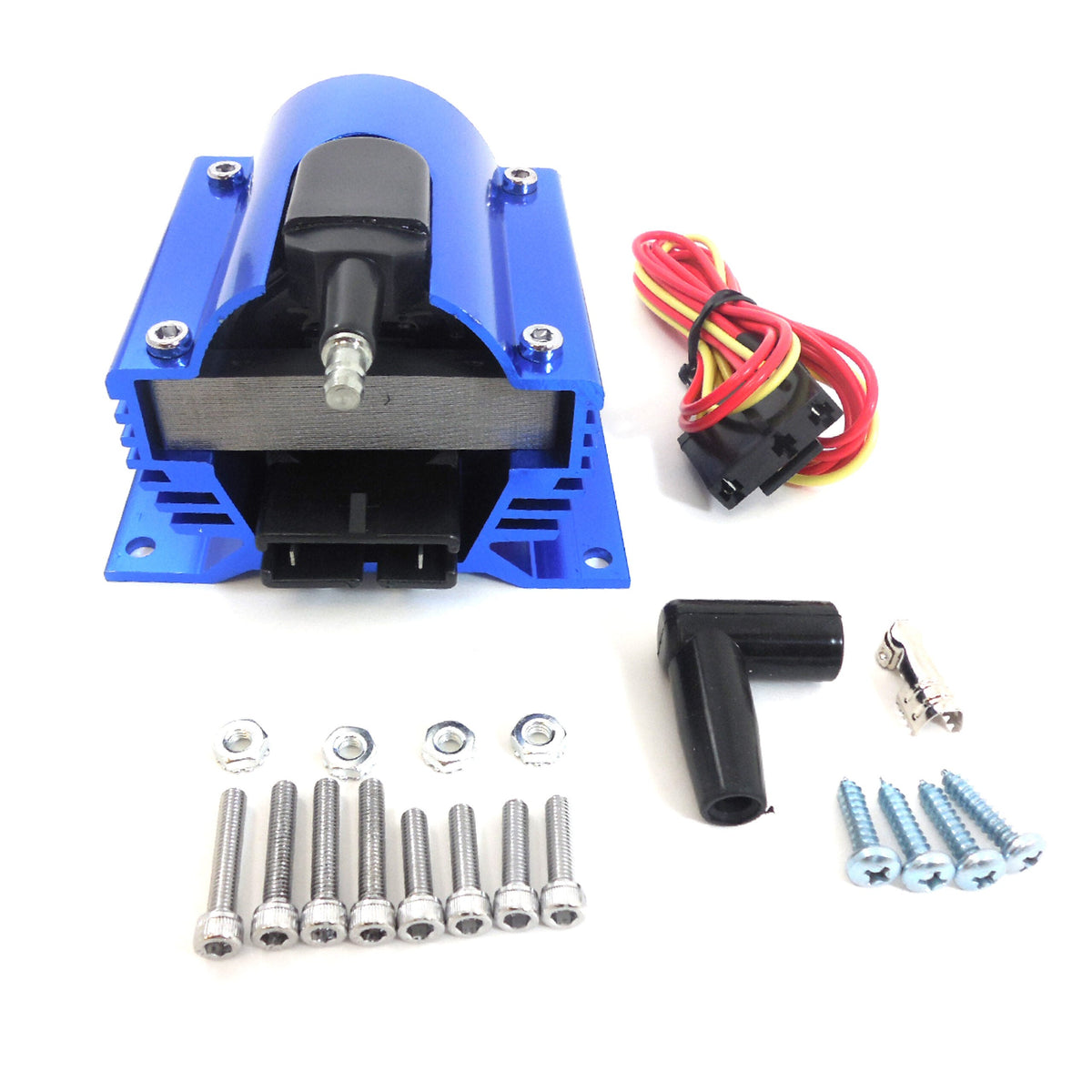 Racing Power Company R2039BLU 12v external egnition coil e-core style 45000v w