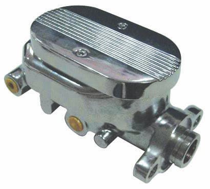 Racing Power Company R3509 Chr alum master cylinder 1 1/8 inch bore 4 ports