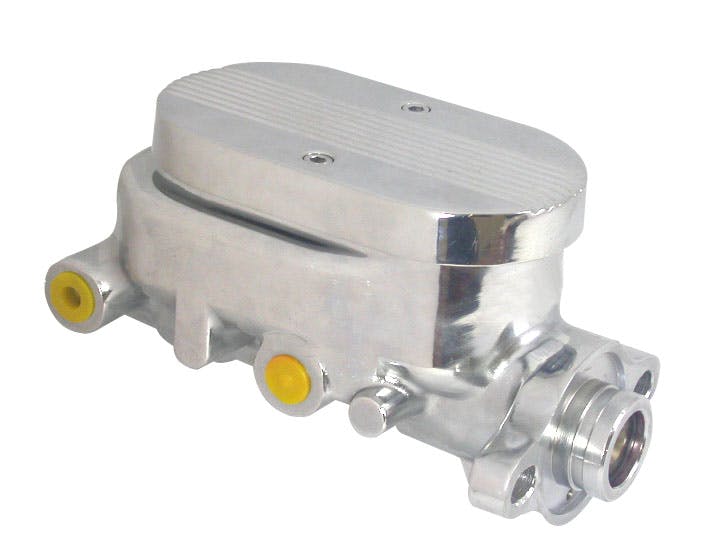 Racing Power Company R3510 Alum master cylinder 1 inch shallow bore finned top