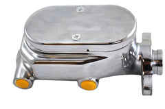 Racing Power Company R3511 Chrome alum master cylinder dual bail top