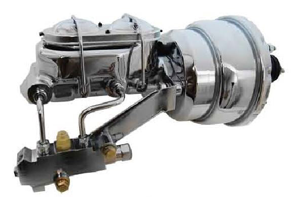 Racing Power Company R3540-1C Gm 1955-70 7 inch dual booster w/ 1 1/8 inch bore mc kit