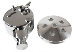 Racing Power Company R3716 Chr alum power steering pump reservoir only