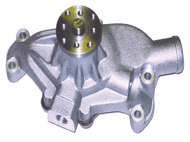 Racing Power Company R3950C Aluminum oem sb chevy short water pump - chrome