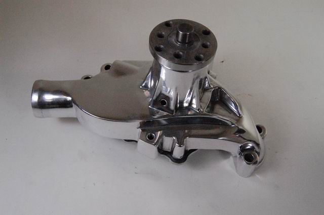 Racing Power Company R3950POL Sb chevy inchshort inch water pump aluminum - polished