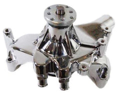 Racing Power Company R3953C Aluminum bbc long water pump - chrome