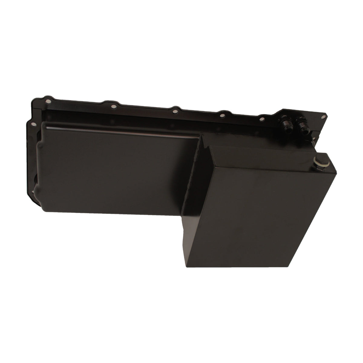 Racing Power Company R4016BK Steel Oil Pan LS1 7 Quart 6 inch Deep-Black