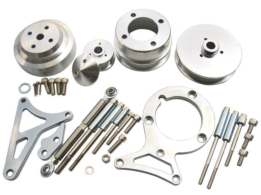 Racing Power Company R4358 5.0 ford mustang gt, lx serpentine pulley