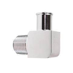 Racing Power Company R4530 Alum 90? fitting 5/8 inch npt - 1/2 inch barb