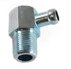 Racing Power Company R4532Z Steel 90? fitting 3/8 inch npt - 3/8 inch barb